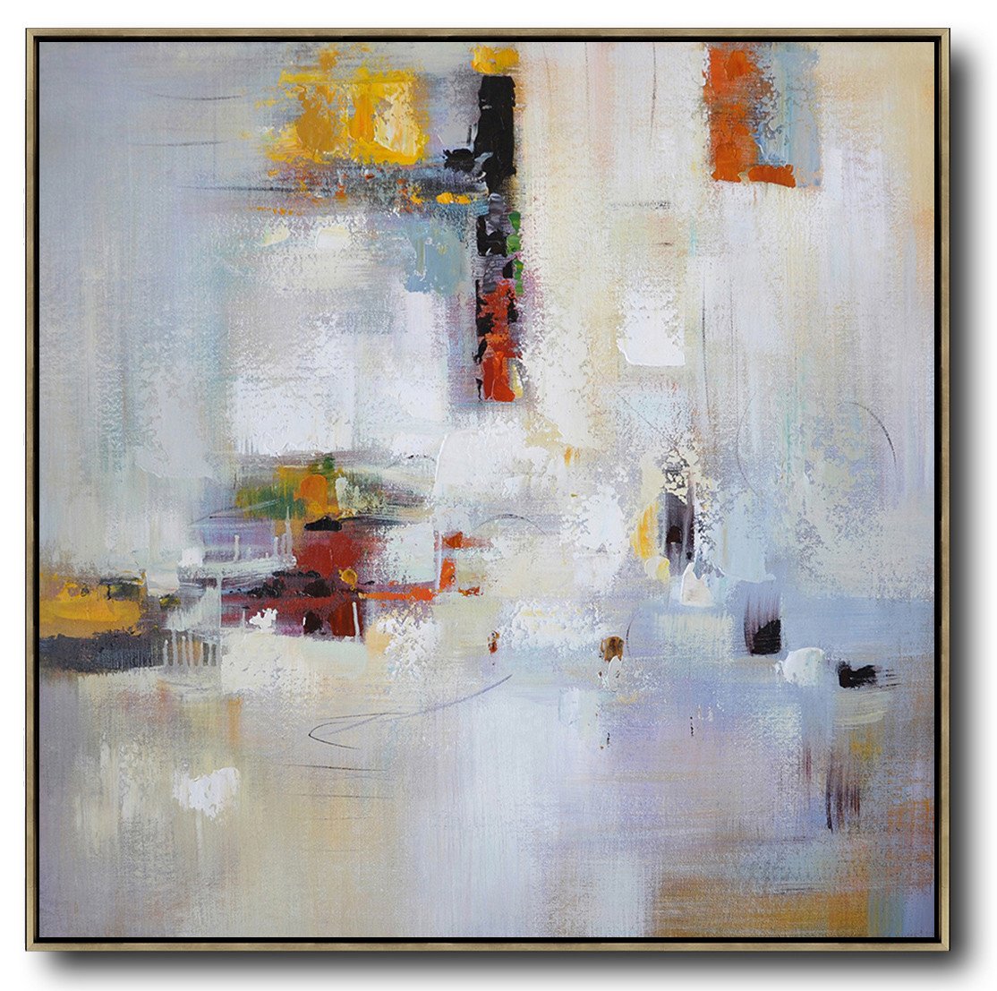 Large Abstract Canvas Wall Art - 80x160cm, Framed, Modern Decor For Living Room, Bedroom & Office - View #6
